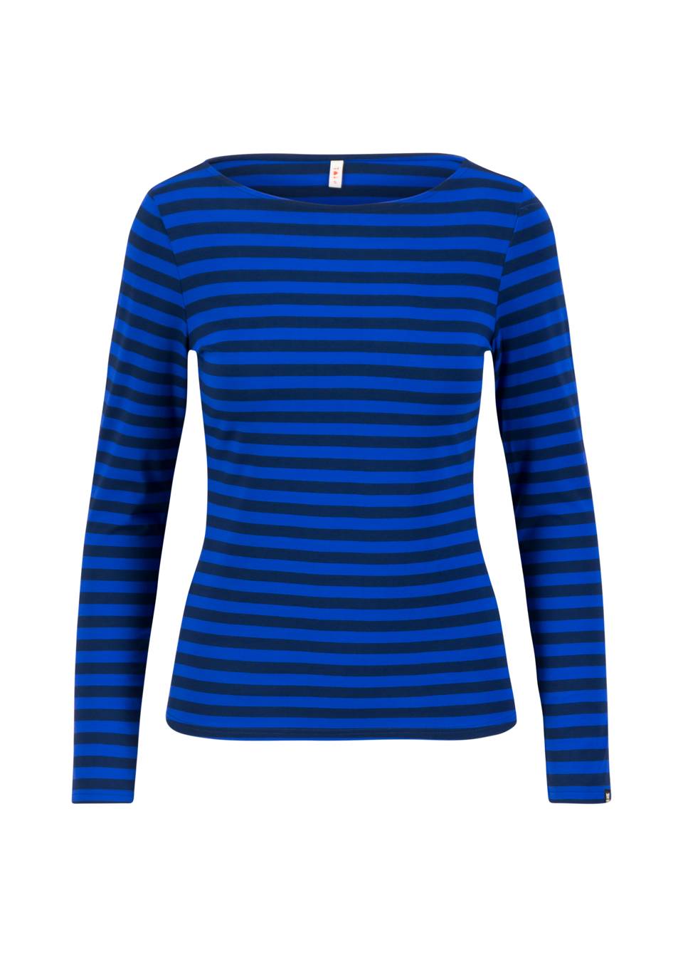 Blutsgeschwister Damen Streifenshirt Sweet Sailorette Langarm-Shirt, Blau, 2XL