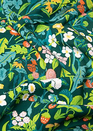 Sommerbluse Magic Maiden, barefoot on grass, Shirts, Grün