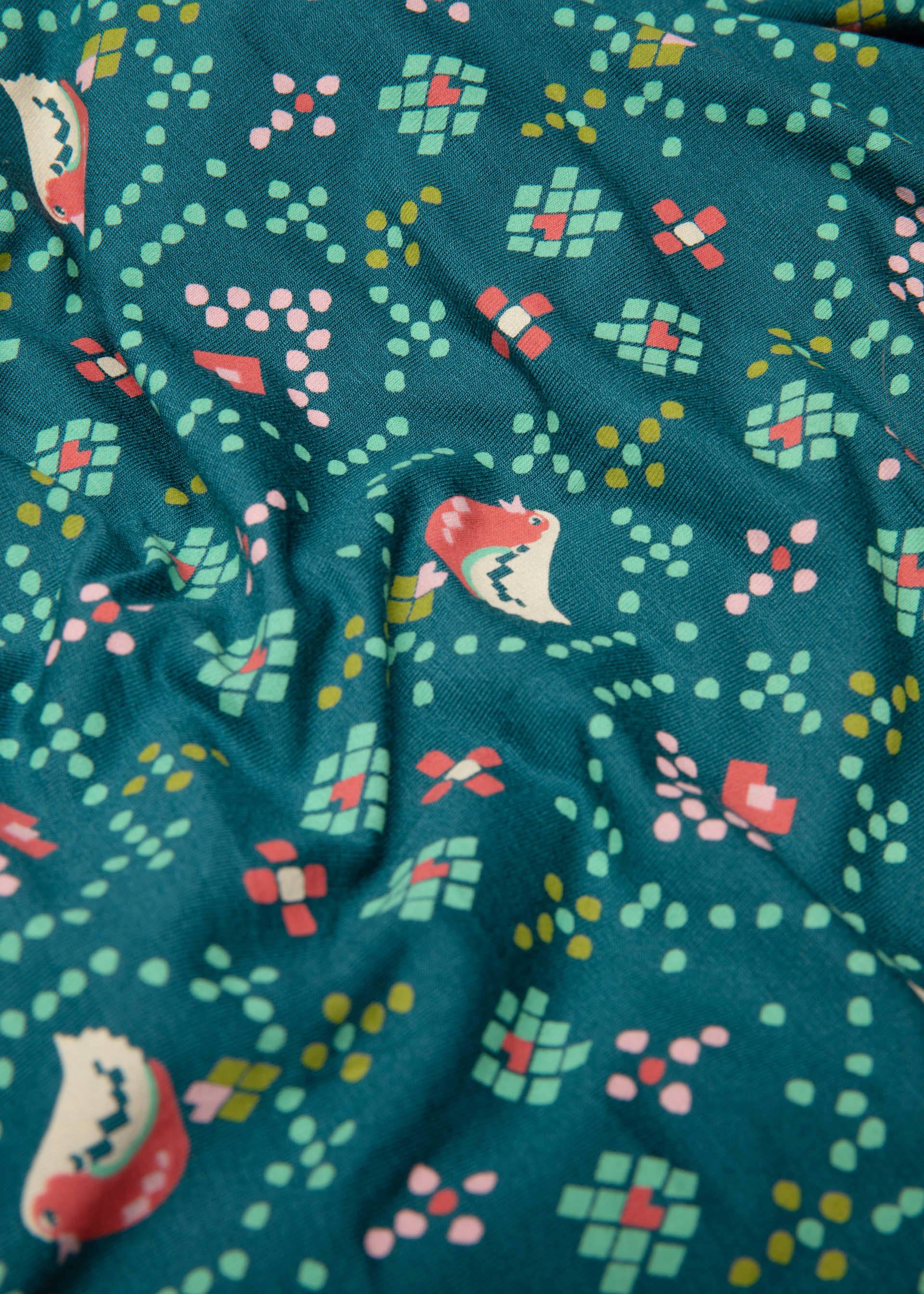 Midikleid Head to Toe Wow, birds of fair isle, Kleider, Grün