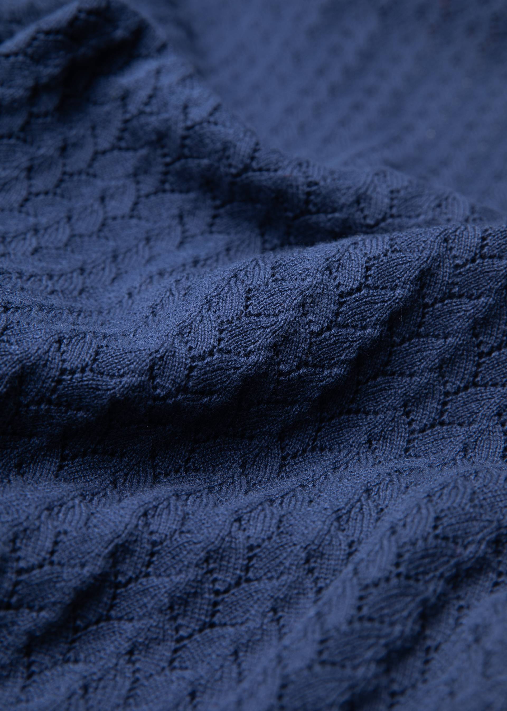 Strickpullover Pretty Preppy Crewneck, blue pigtail knit, Strickpullover, Blau