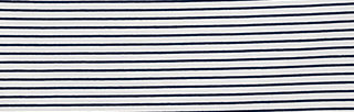 logo stripe 3/4 arm shirt, blue tiny stripe, Shirts, Blue