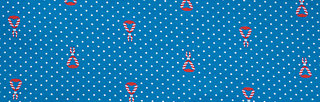 Sommerrock frischluftjunkie, blue tippi dots, Röcke, Blau