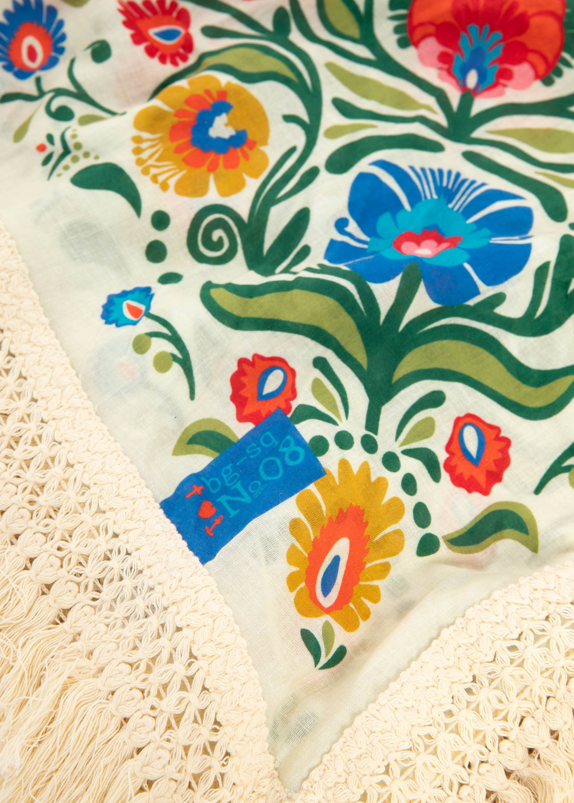 Tuch BG Square, dots for folk, Accessoires, Beige