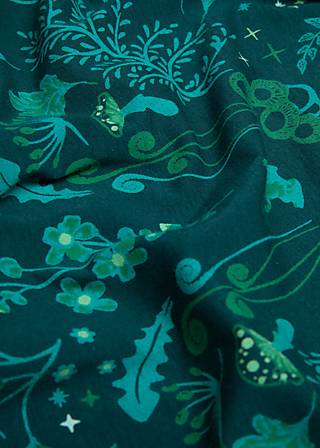 Jerseykleid Shalala Tralala, magical night walk, Kleider, Grün