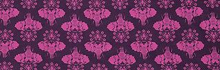 Sleeveless Top botanical attraction, pink elephants, Shirts, Purple