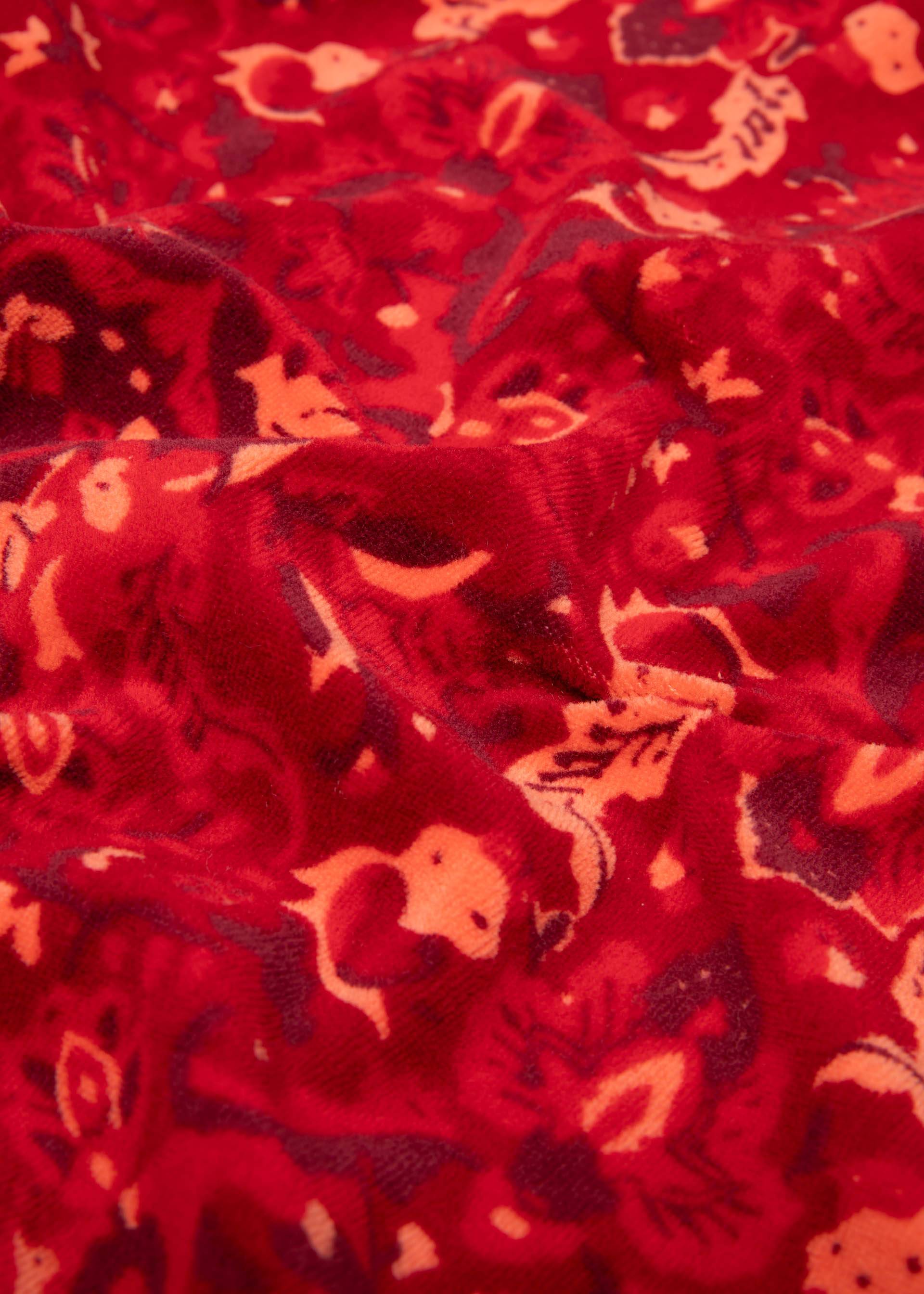 Winterkleid Velvet Glamour Aura, red carpet feelings, Kleider, Rot