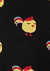 Baumwollsocken Sensational Steps, save the rooster baby, Socken, Schwarz