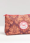 sweethearts washbag, golden tapestry, Accessoires, Brown
