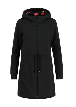 Fleece Jacket Cosyshell Hooded, vanta black, Sweatshirts & Hoodies, Black