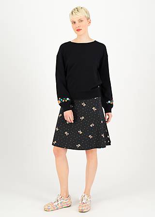 Strickpullover Gestricktes Glück , whimsy black, Strickpullover, Schwarz