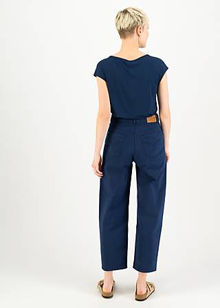Trousers High Waist Olotte, baby blue steps, Trousers, Blue