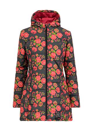 Quilted Jacket No Down Queen, pressed flower bouquet, Jackets & Coats, Black