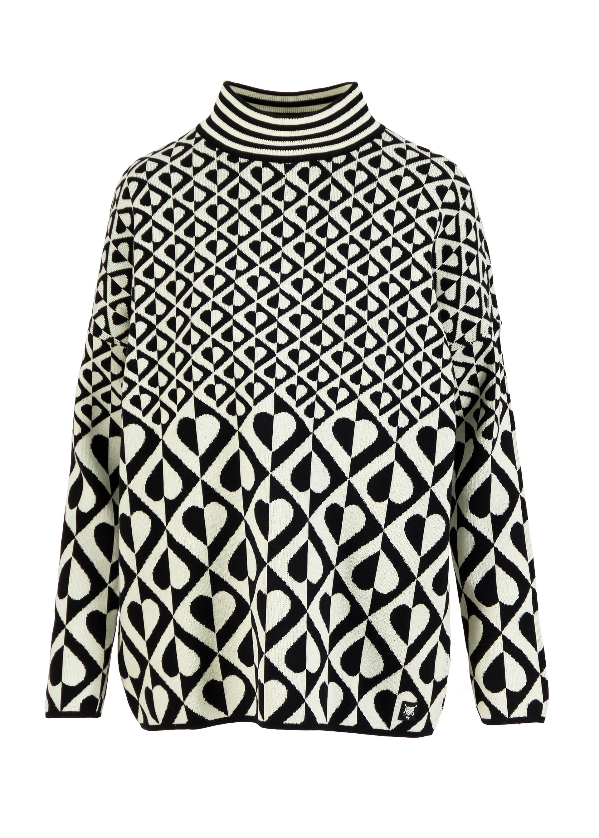 Strickpullover Tapestry Tale Turtle, cool dance, Strickpullover, Schwarz