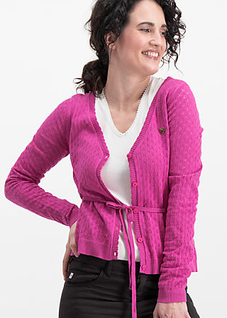logo loving heart cardy, pink hay, Strickpullover & Cardigans, Rosa