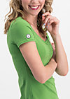 logo shortsleeve feminin uni, green light, Shirts, Grün