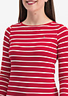 logo stripe longsleeve, date stripe, Shirts, Rot