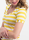 logo stripe t-shirt, kiez stripe, Shirts, Yellow