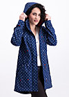 wild weather long anorak, love me anchor, Jackets & Coats, Blue