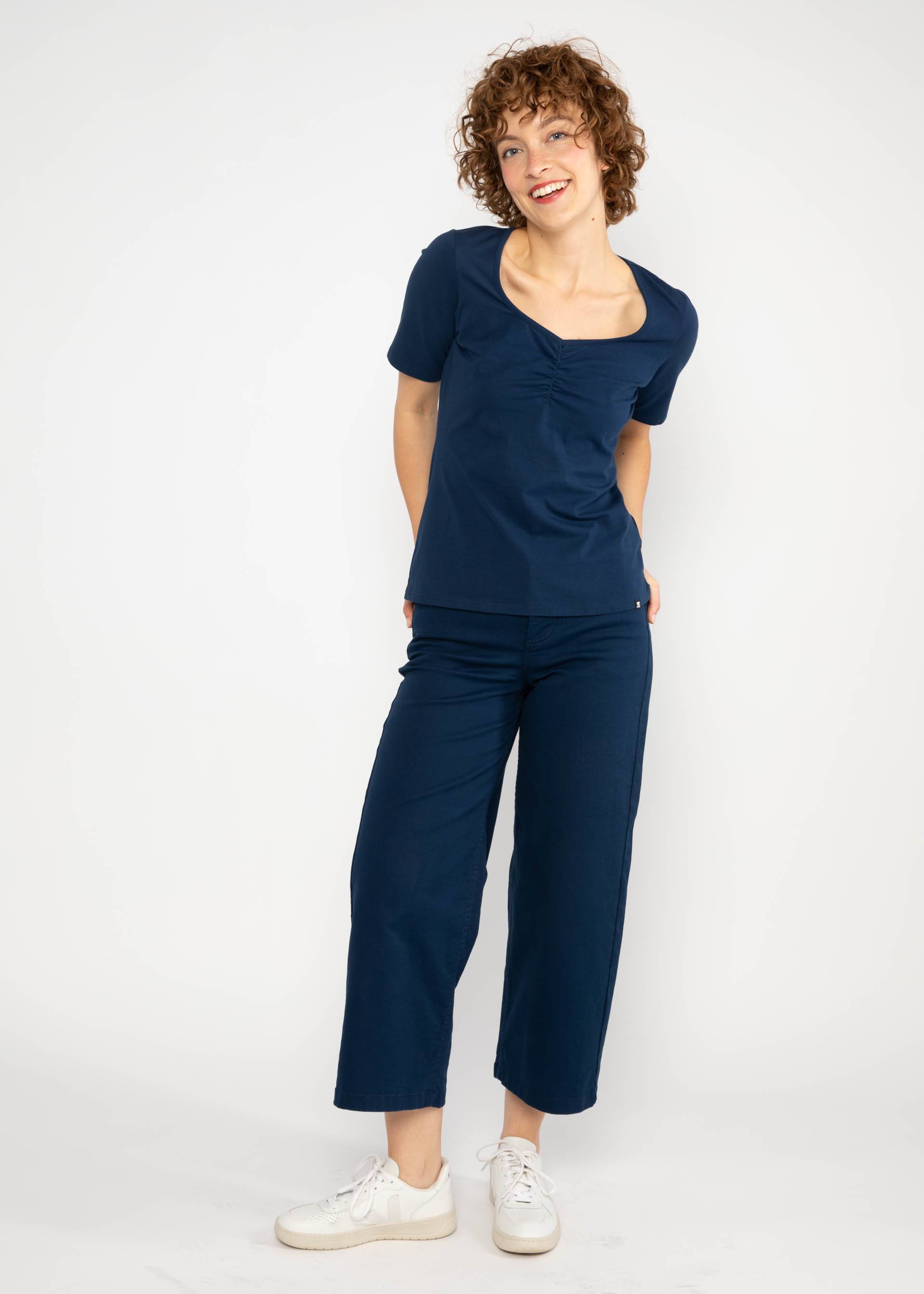 T-Shirt Balconnet Féminin, dark ultramarine blue, Tops, Blue