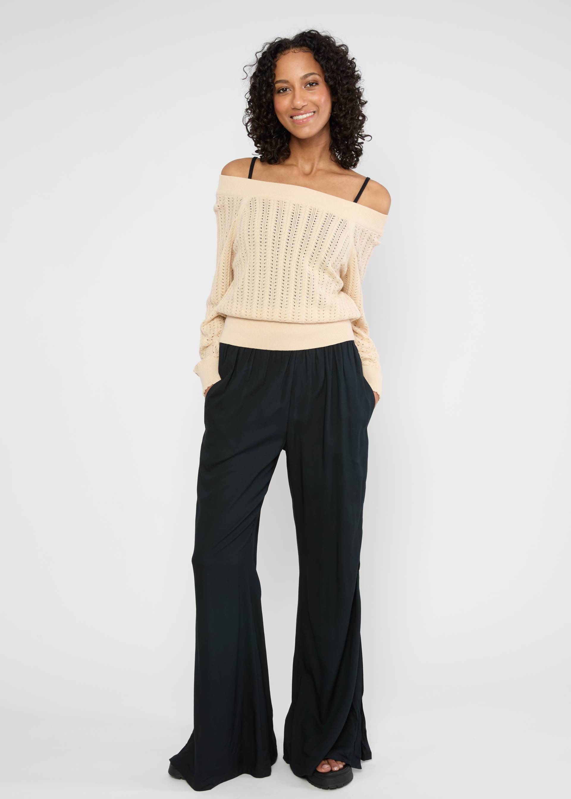 Strickpullover Delicious Summer, vellum beige knit, Strickpullover, Wei&szlig;