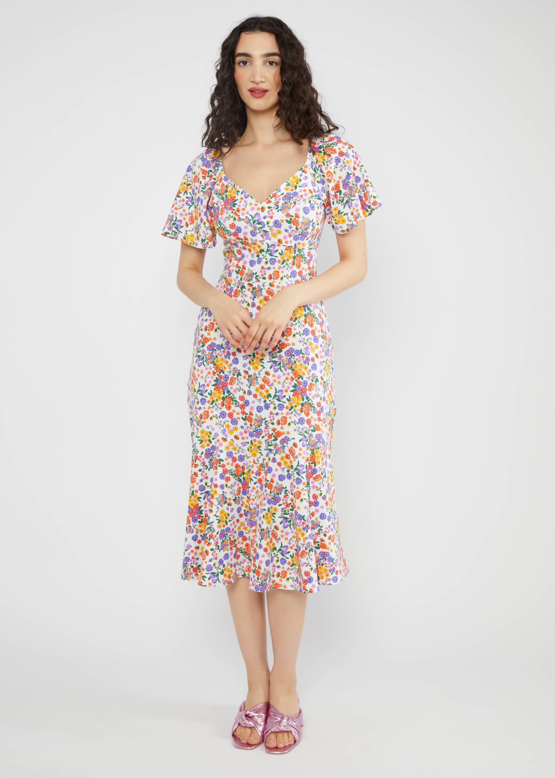 Summer Dress Shape Appeal, mini spring romance, Dresses, White