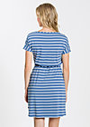 logo shortsleeve dress, blue stripes, Kleider, Blau