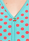 village people v neck, berry dots, Shirts, Turquoise
