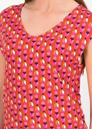 Top Breezy Flowgirl, fluffy desert flower, Shirts, Braun