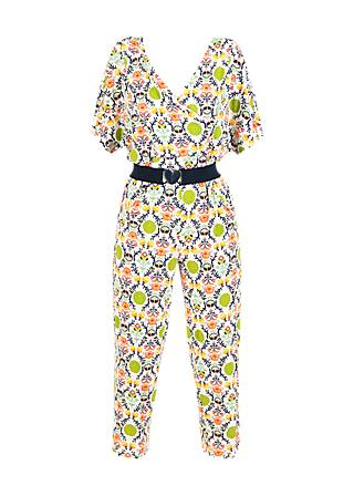 Jumpsuit Seeds of Love, seeds carried by wind, Trousers, White