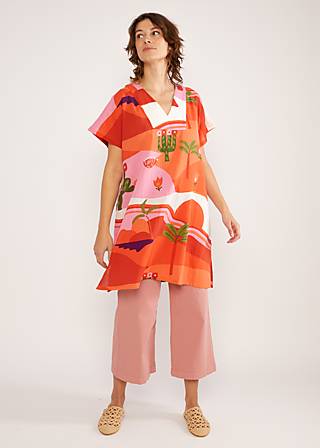 Tunic Tschintschin, lightness of the oasis, Dresses, Orange