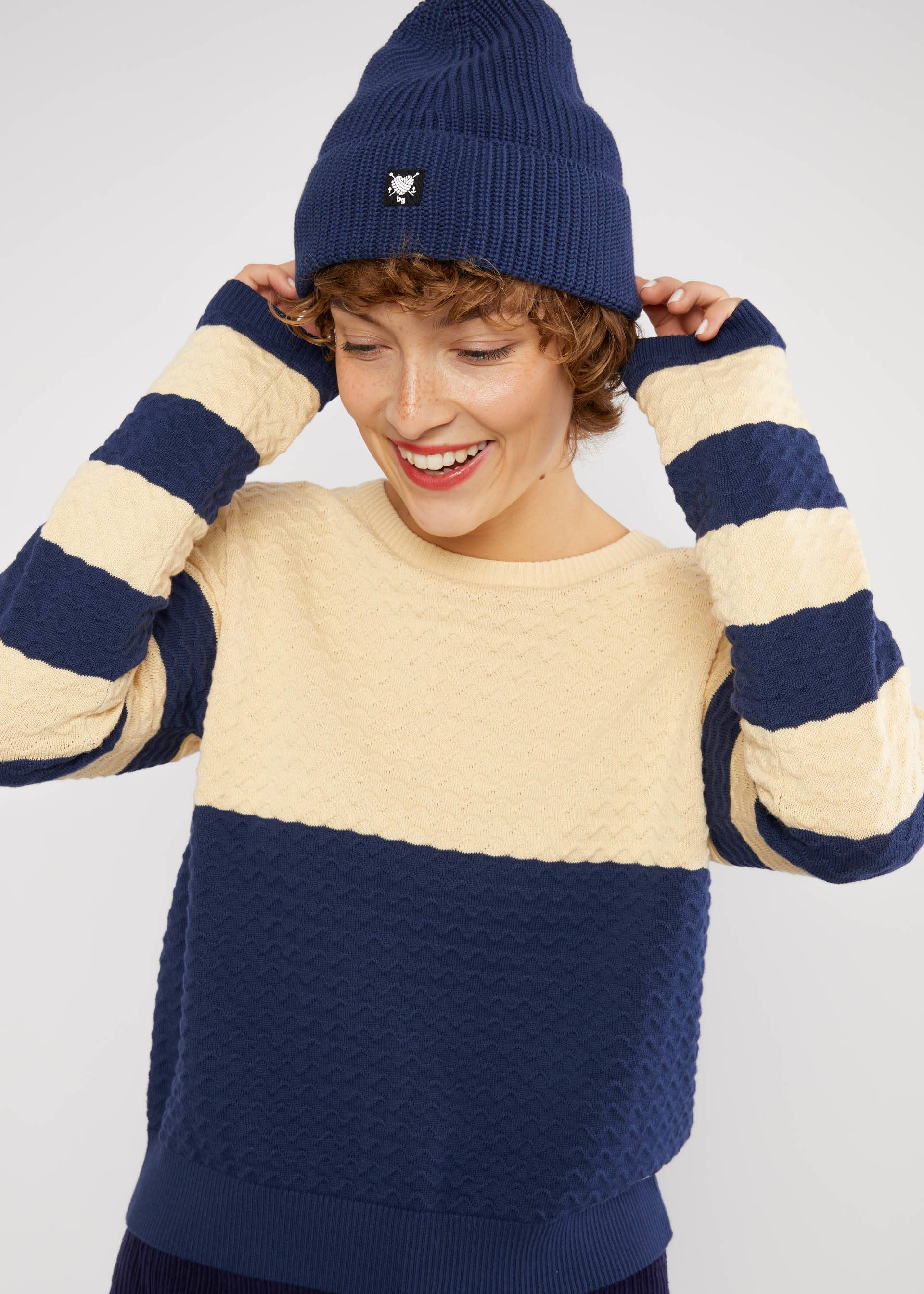 Strickm&uuml;tze Beanie Queen, dreamers hat blue, Accessoires, Blau