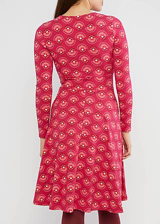 Autumn Dress Hot Knot, delightful flower dance, Dresses, Red