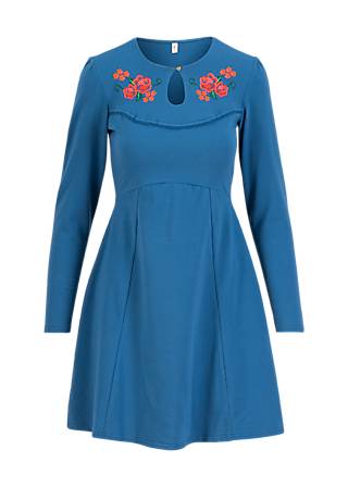 Minikleid Lucky Mrs. Lovely Western, mountain clouds blue, Kleider, Blau