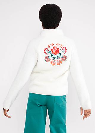 Between Seasons Jacket Smoochy Woods, quilted flower white, Jackets & Coats, White