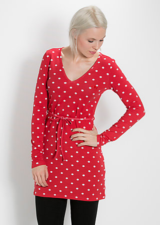 fine twine, dancing dots, Blouses & Tunics, Red