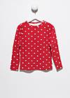 little ladies, dancing dots, Shirts, Red