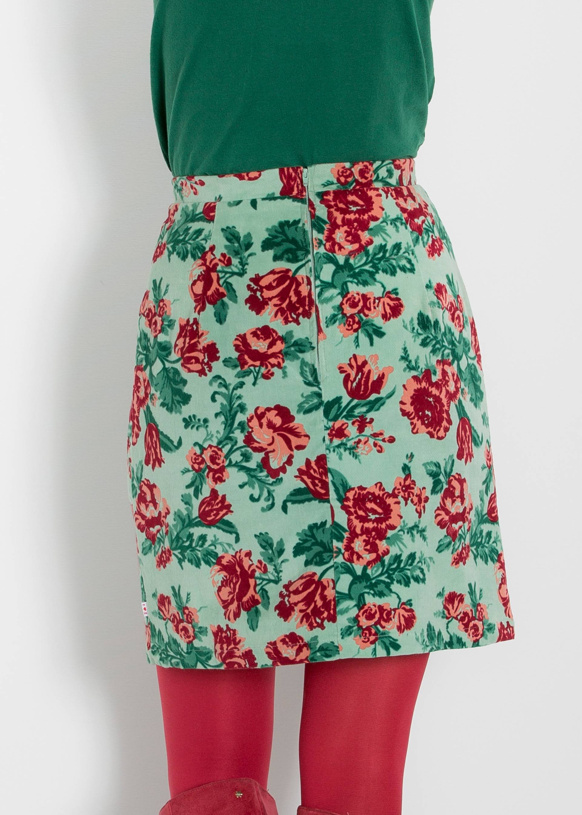 Minirock velvet eyes, peronas garden, R&ouml;cke, Gr&uuml;n