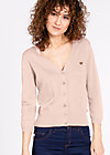 logo knit cardigan short, pale pastell, Knitted Jumpers & Cardigans, Pink