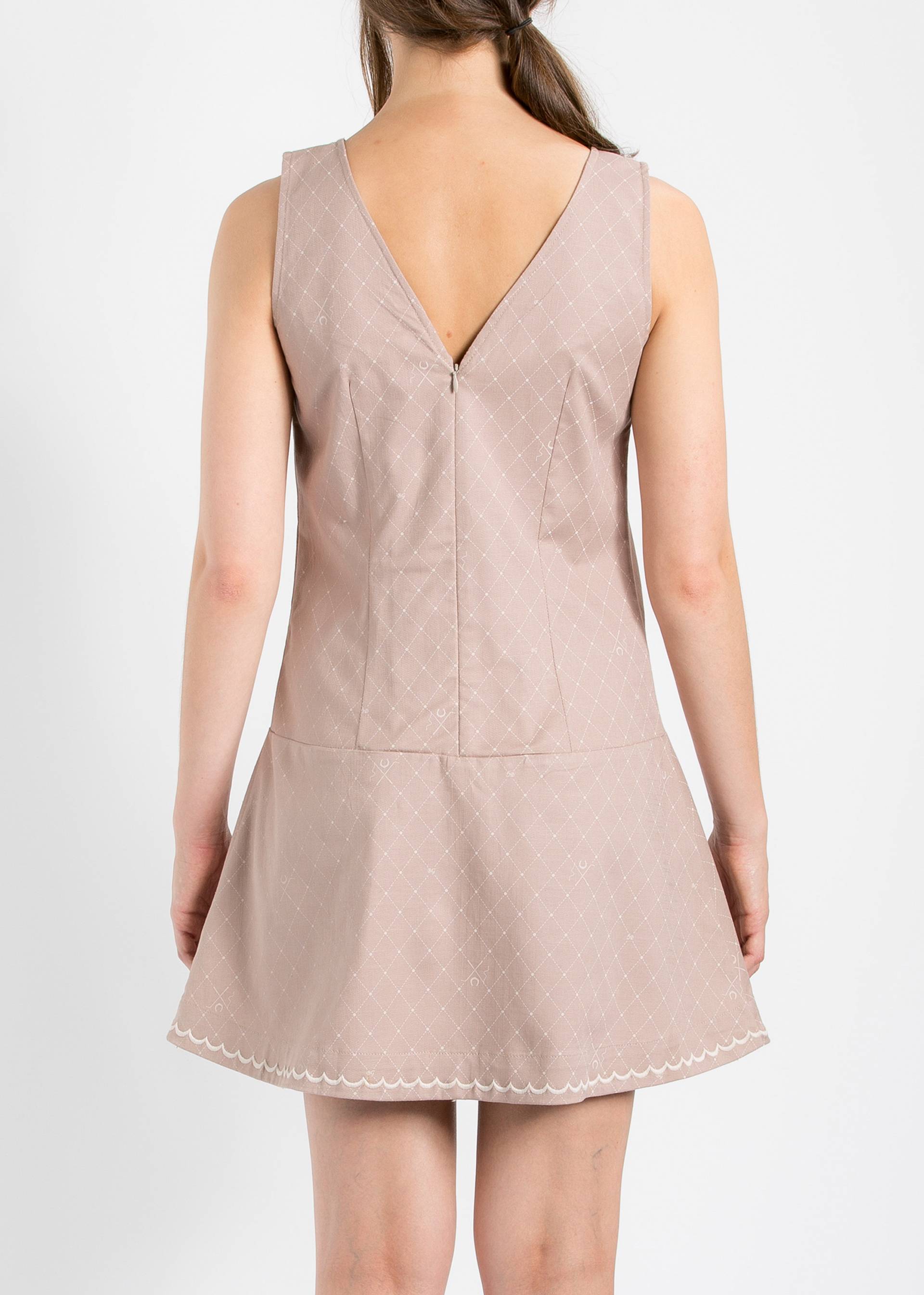 Sommerkleid amusement mini robe, step the line, Kleider, Braun