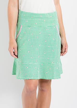 Summer Skirt very me volanterie skirt, maries picnic, Skirts, Green