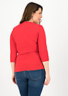 logo 3/4 sleeve shirt, simply red, Shirts, Rot
