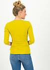 logo 3/4 sleeve shirt, simply yellow, Shirts, Yellow