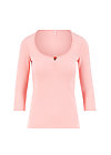 logo 3/4 sleeve shirt, simply peach, Shirts, Pink