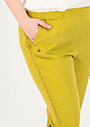 logo woven trousers, sweet yellow, Hosen, Gelb