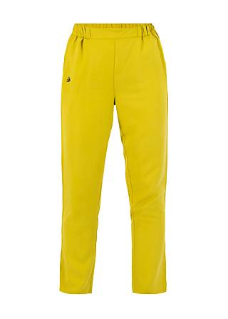 logo woven trousers, sweet yellow, Hosen, Gelb