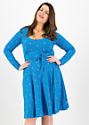 Jersey Dress ode to the woods, blue tippi dots, Dresses, Blue