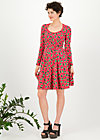 Jersey Dress ode to the woods, leaf love, Dresses, Pink