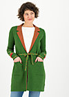 Long Cardigan gone with the mind, tempting roses, Knitted Jumpers & Cardigans, Green