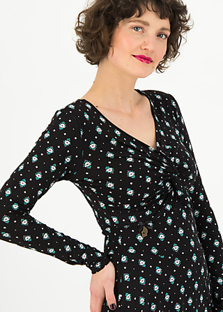 Herbstkleid hot knot, big black band, Kleider, Schwarz