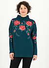 Knitted Jumper rosewood tales, frozen roses, Knitted Jumpers & Cardigans, Blue